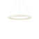 Luminaire suspendu roue de chariot unique Cumulus
