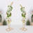 2 PCS Curved Steel Wedding Arched Stand Bracket Backdrops & Signs-98813867