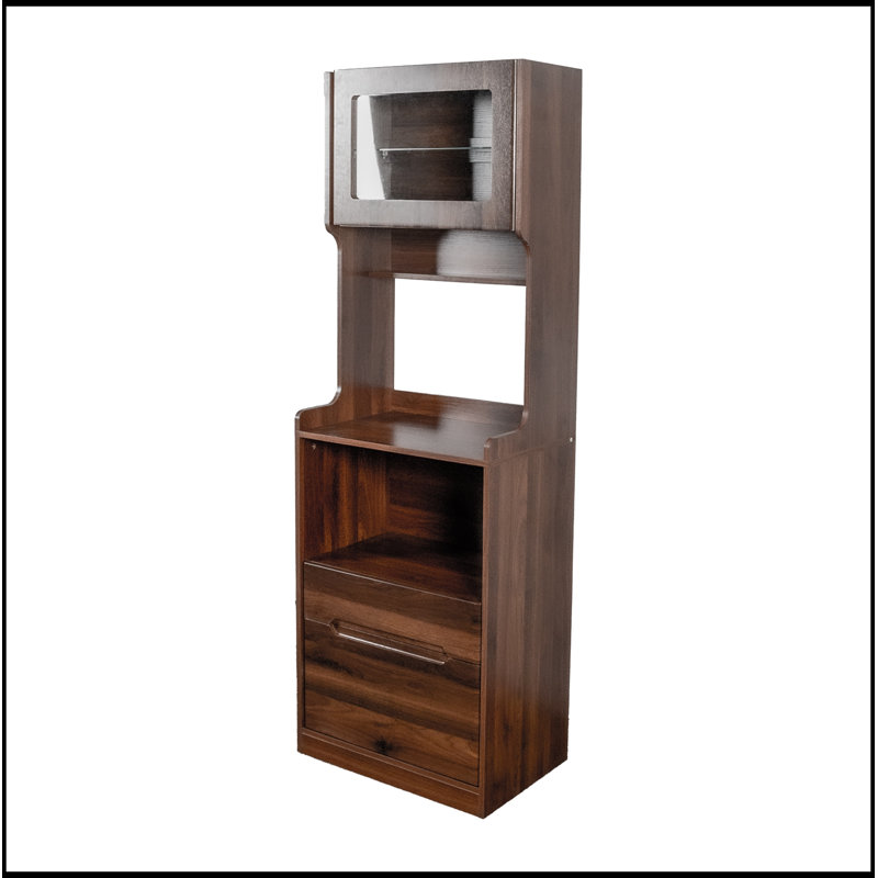 Armoire de cuisine avec support pour micro-ondes
