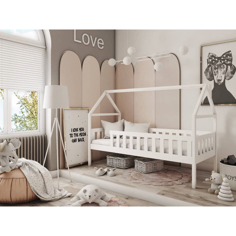 90 X 190cm Standard House Beds, White Matt