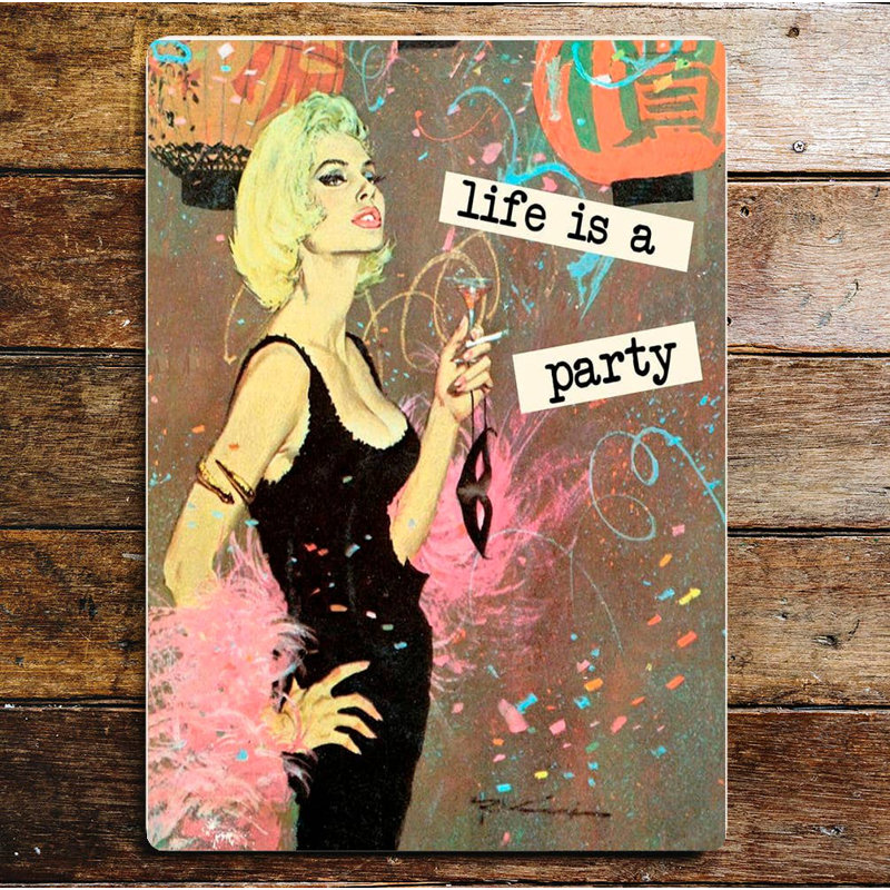 Wall Decor on Metal, 25cm H x 20cm W
