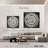 Avery Black Textured Medallion