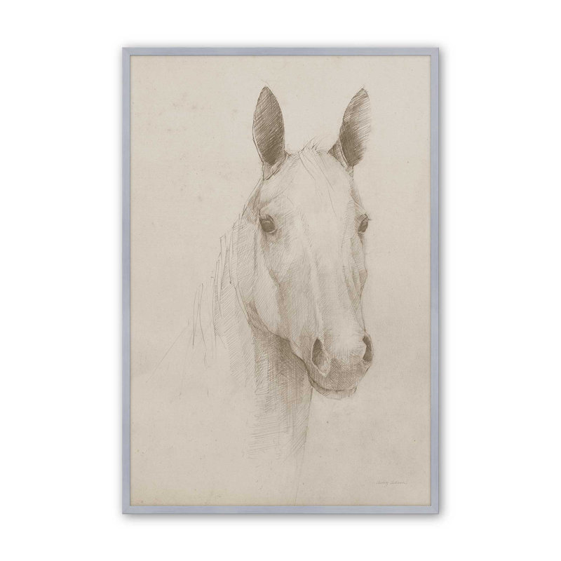 «Romeo sur papier vieilli» par Avery Tillmon, reproduction d'art, H 18 po x l 12 po, Argent argent