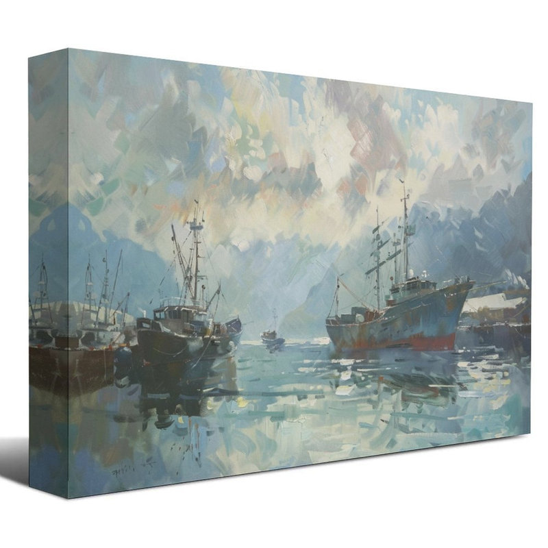 Toile encadrée 24 "x 36" avec cadre en bois, prête à être accrochée, 24 po x 36 po