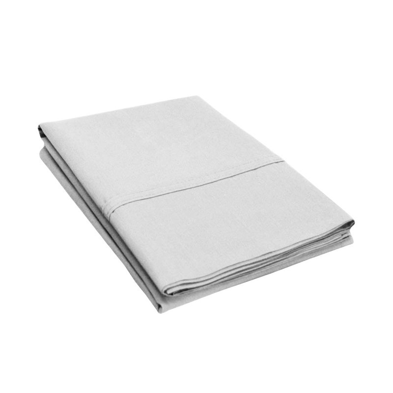 Woven 300 Thread Count 100% Cotton Percale Pillowcase, King, Platinum