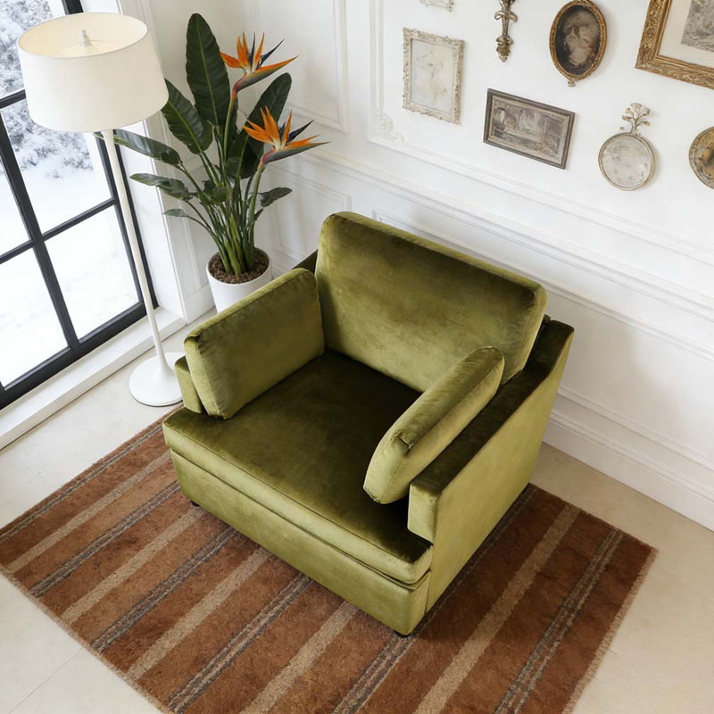 Comfortable Accent Chair, Green