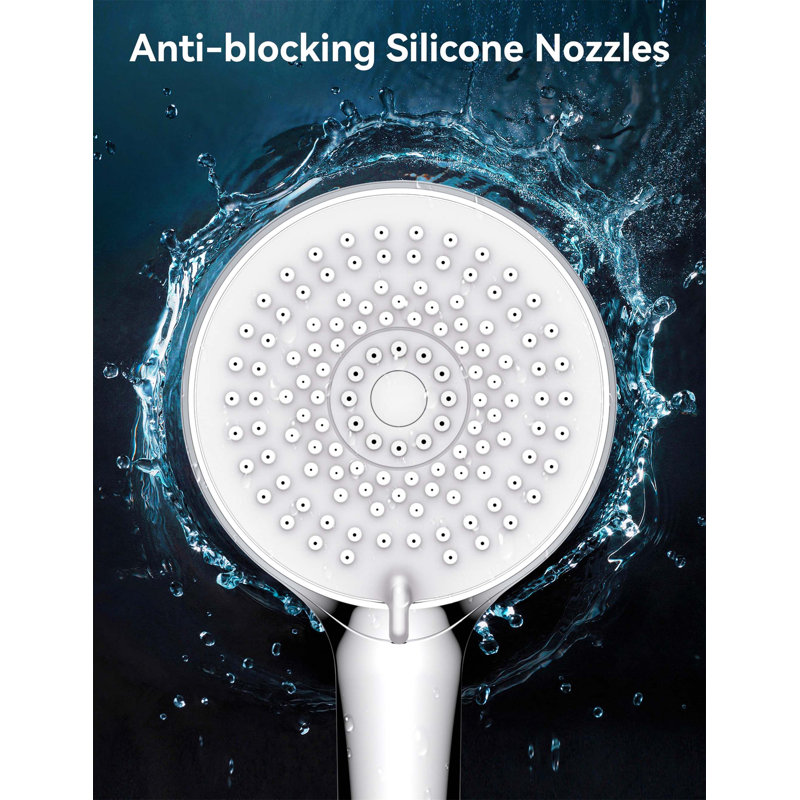 Handheld Shower Head, Silver