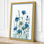 Blue Carnations in Watercolour Botanical 1 Piece Wrapped Canvas Wall Art-1233662956-1233662957