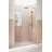 Stellar 46.25 in. W x 78 in. H Fully Frameless 3 Panel Inline Glass Hinged Shower Enclosure-90623880