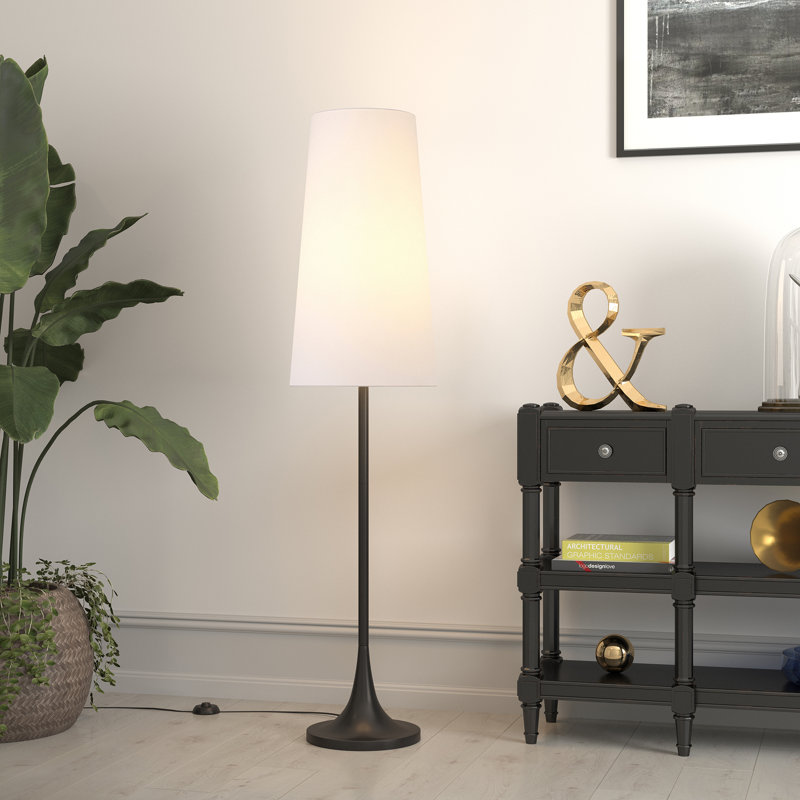 Yana 60'' Traditional Floor Lamp, Blackened Bronze