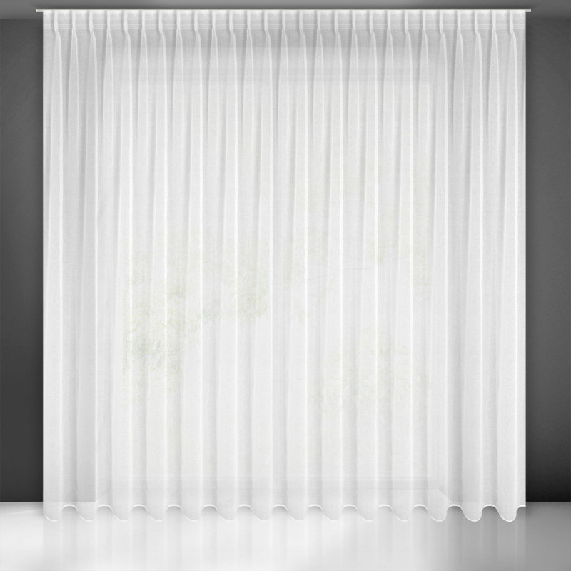 Kasonya Sheer Curtain Single Panel, 270cm H x 300cm W