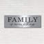 «Family is Tout» par lettrage et lignes, art mural en métal-133726761