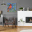 «Bright parmi les verts» par Annelein Beukenkamp, art mural en verre acrylique-45129649