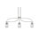 Luminaire pour îlot de cuisine 3 lumières Cavella