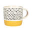 Nicola Spring - Dipped Dotty Stoneware Coffee Mugs - 385ml - Set of 6-60545453