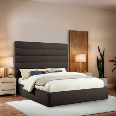 Adam Boucle Fabric Bed