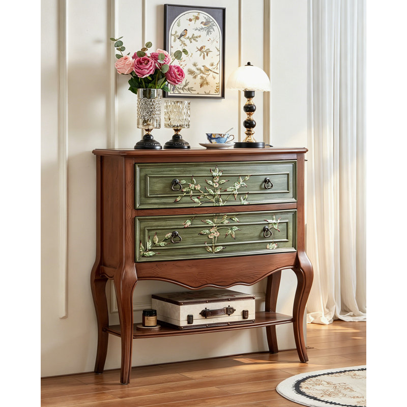 Commode 2 tiroirs French Country