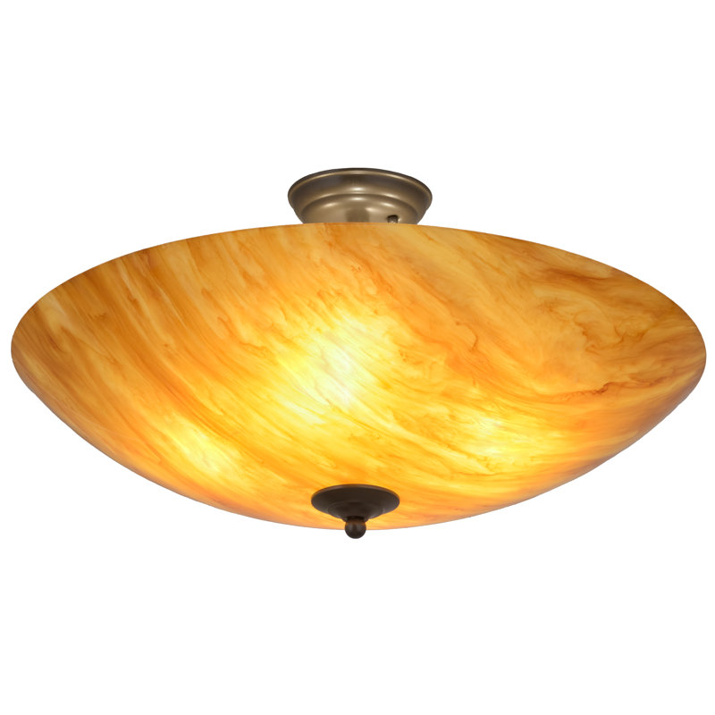 Plafonnier semi-encastré 24 po 4 lumières Piestewa