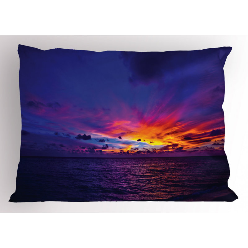 Sun Polyester Sham Set, Twin