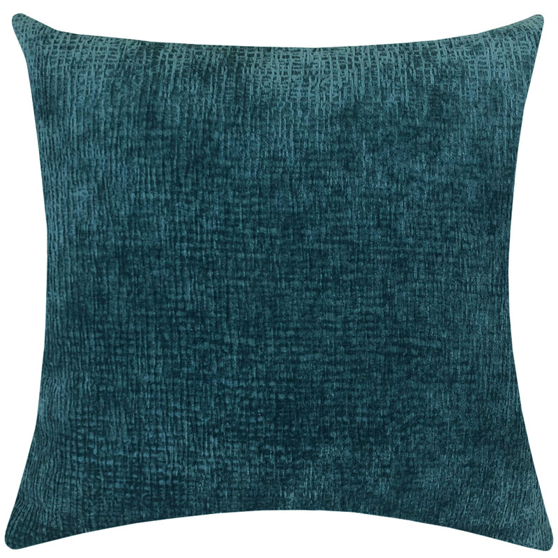 Kimia Square Pillow Cover & Insert, Denim