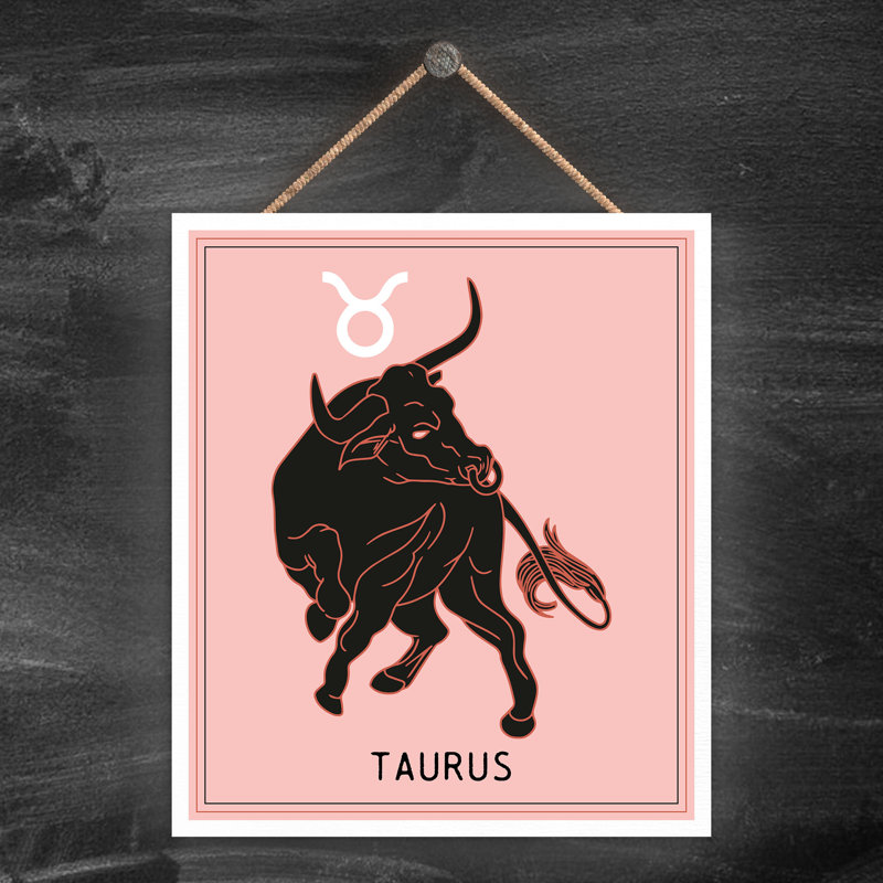 Kana Zodiac Wall Decor on Solid Wood