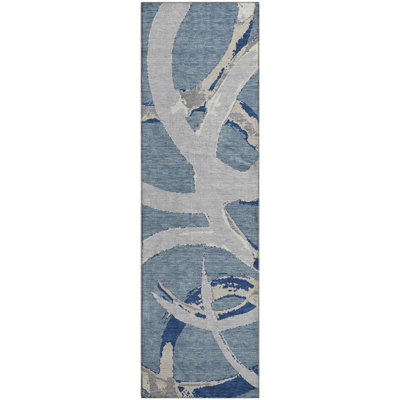 Premium Machine Washable Mayfield AMF1022 Circles Rug
