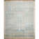 Wool Oushak Area Rug in Aqua/Beige/Gray