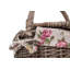 Wicker Small Double Lidded Picnic Basket with Lining