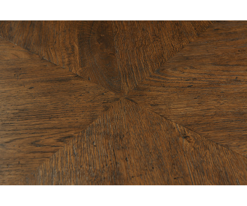 Dusk Oak Extendable Dining Table with Tapered Legs