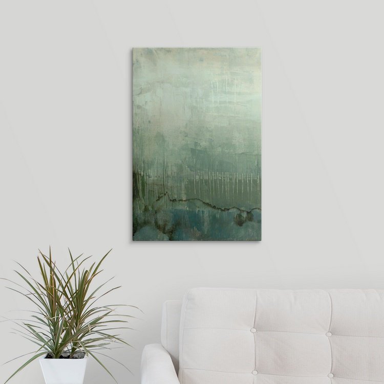 «Emerald Sky I» par Jennifer Goldberger, reproduction d'art, H 24 po x l 16 po x P 1,5 po, Toile