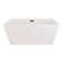 51.2'' x 27.6'' Freestanding Soaking Acrylic Bathtub