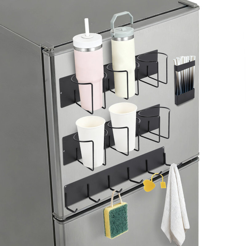 Porte-gobelet magnétique pour réfrigérateur et garde-manger
