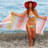 Rainbow Turkish Cotton Beach Towel-69531079