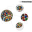 13cm H Glass Round Pendant Shade ( Screw On ) in Multicolour