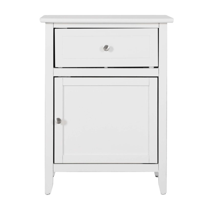 Transitional Nightstand For Every Bedroom, White