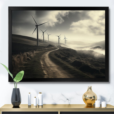 Wind Turbines Elemental Force II, reproduction d'art sur toile
