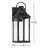 Parker Outdoor 1-Light Night Sky Small Wall Lantern In Black With Clear Glass-70886150-124538579