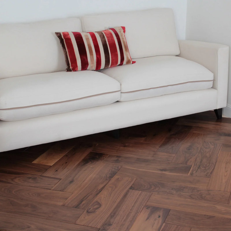 Walnut 12.5cm W Hardwood Flooring, Lacquered Black Walnut