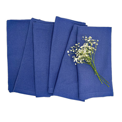 Zarella 100% Cotton Solid Colour Square Napkin