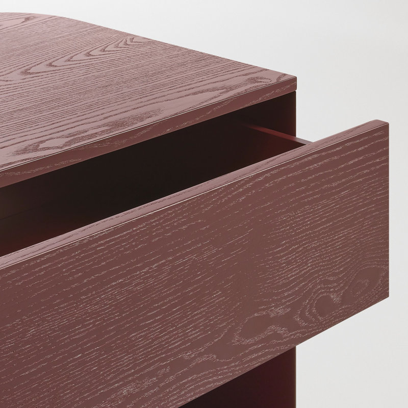 Dally 1 - Drawer Nightstand, Oxblood