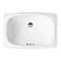 Stinson Ceramic Rectangular Drop-In Bathroom Sink with Overflow