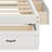 Platform Bed with 6 Storage Drawers, Space-Saving Organization Solution