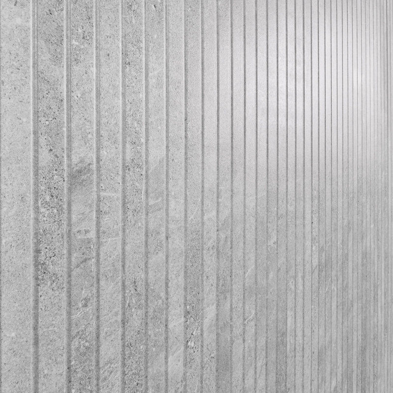 Lenoxa Ribbon 23.62 In. X 47.24 In. Matte Porcelain Wall Tile (15.49 Sq. Ft. / Case), Gray