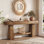 Console en bois massif