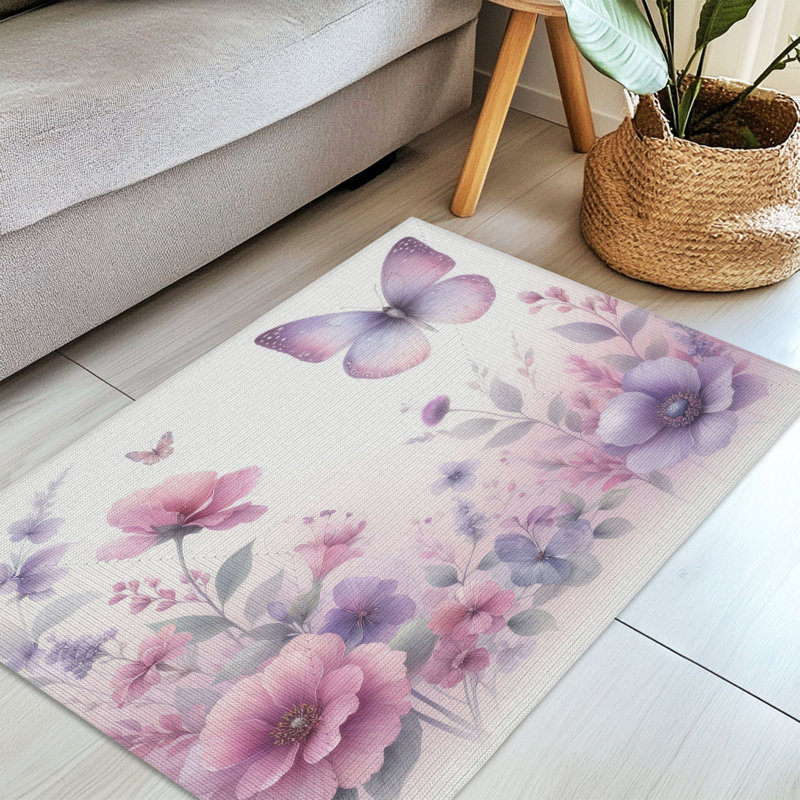 Tapis tressé Garden Wings, Rectangulaire 3 pi x 5 pi