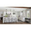 Armoire de cuisine avec base d'évier de style shaker non assemblé Brookings par Design House, blanc-1217516773