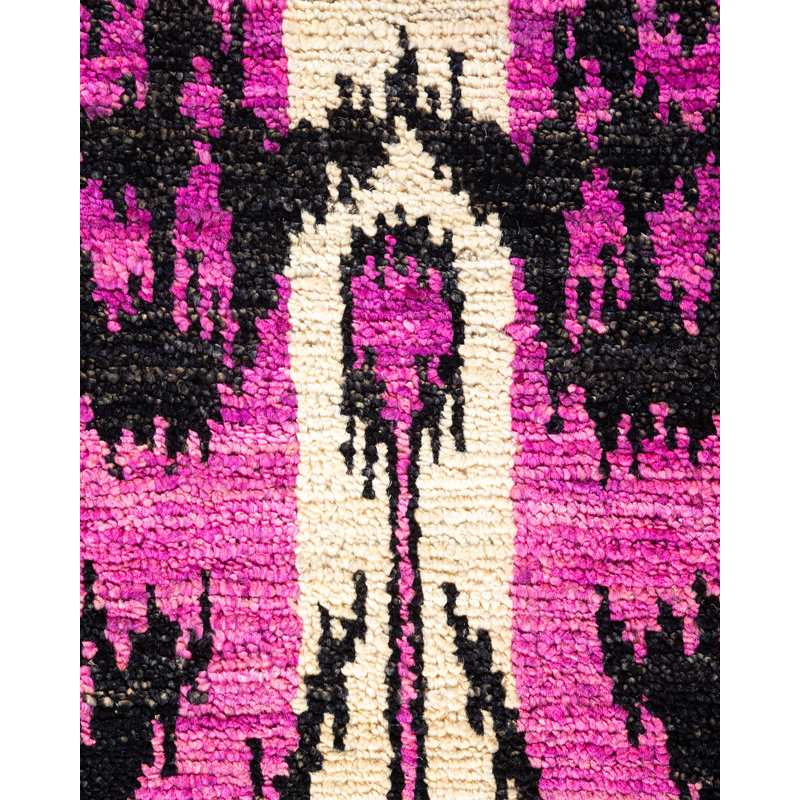 Contemporary One-of-a-Kind 8' 0" x 9' 10" Hand Knotted Area Rug