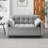 Modern sofa, sofa pull-out bed, with pillow, pockets, 3 in 1 convertible sleep sofa bed.-106899467-111465268