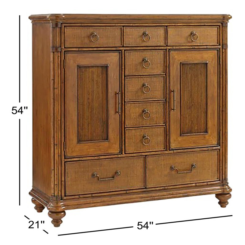 Bali Hai 9 Drawer Combi Chest