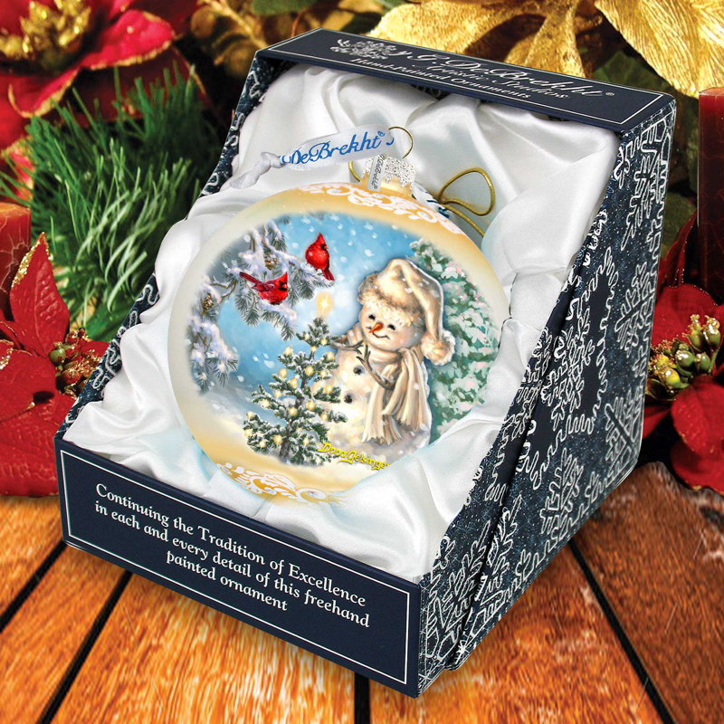 5.5'' Glass Animals Ball Ornament